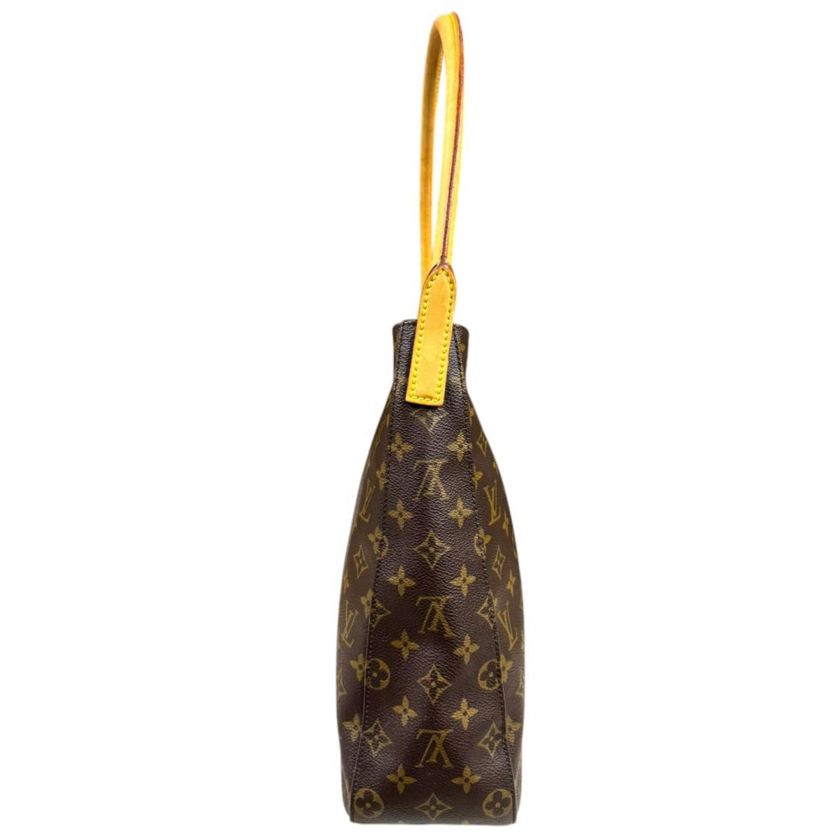 Louis Vuitton Looping GM Monogram Shoulder Bag Canvas Brown — view 5
