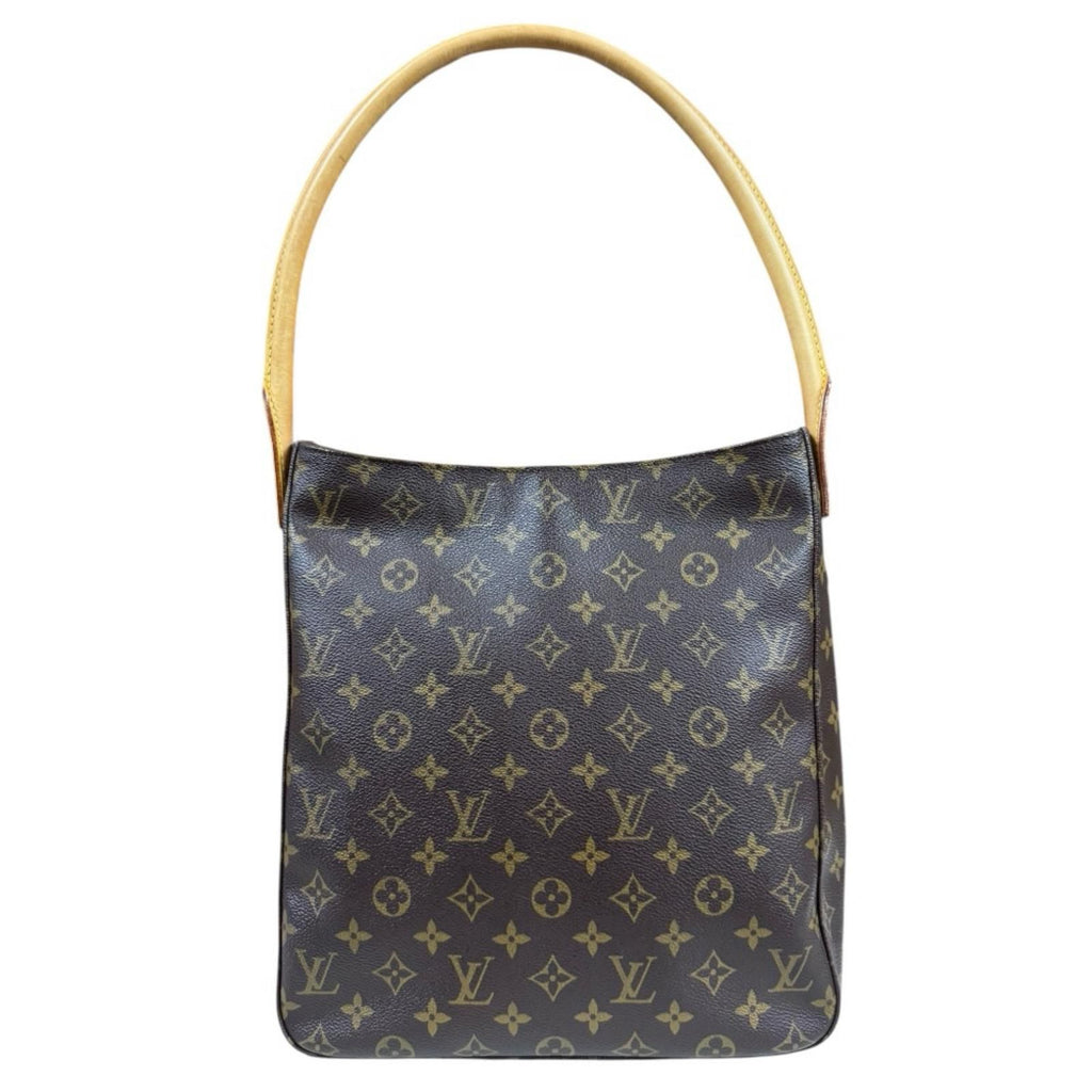 Louis Vuitton Looping GM Monogram Shoulder Bag Canvas Brown