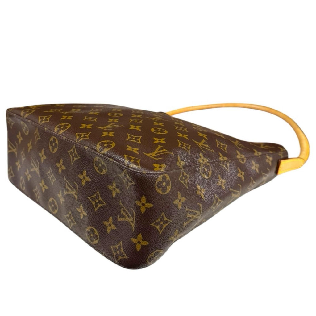 Louis Vuitton Looping GM Monogram Shoulder Bag Canvas Brown — view 6