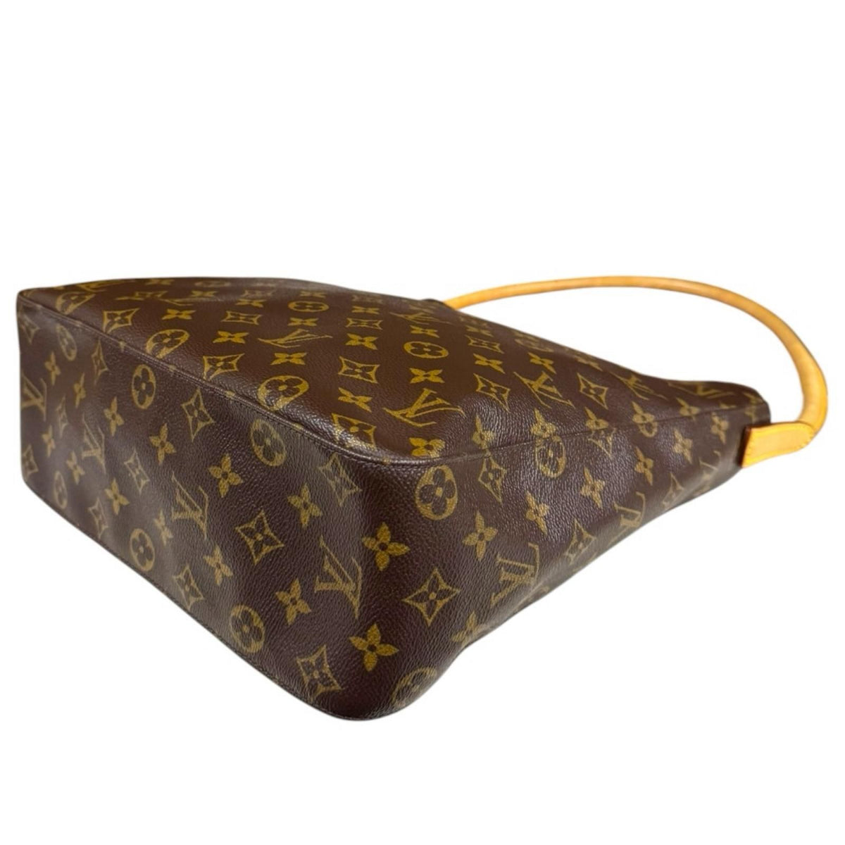 Louis Vuitton Looping GM Monogram Shoulder Bag Canvas Brown — view 6