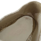 Chanel Espadrilles Tweed Patent Low Cut Sneakers Slip Ons Beige — view 6