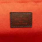 Louis Vuitton Damier Belem Shoulder Bag Brown Leather — view 9