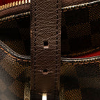 Louis Vuitton Damier Belem Shoulder Bag Brown Leather — view 7