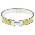 Hermes Bangle Clic Clac PM Yellow Silver Bracelet
