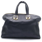 Fendi Chameleon 2-Way Shoulder Bag Beige Leather Gold — view 2