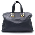 Fendi Chameleon 2-Way Shoulder Bag Beige Leather Gold