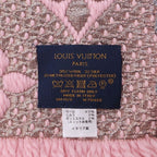 Louis Vuitton Monogram Echarpe Logo Mania Shine Scarf Pink — view 6