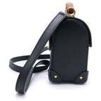 Gucci Padlock Bamboo Handle Paddle Lock Leather Shoulder Bag Black — view 3