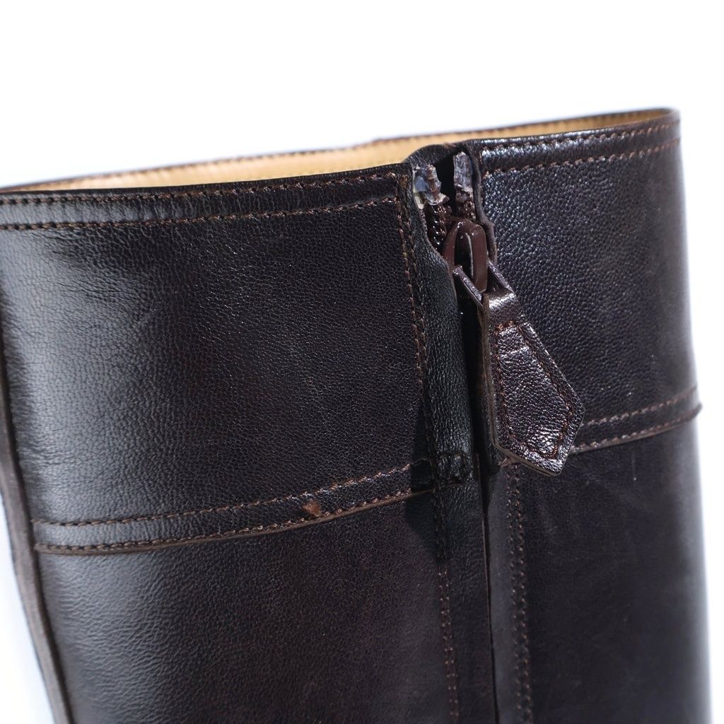 Hermes Buckle Boot Brown — view 6