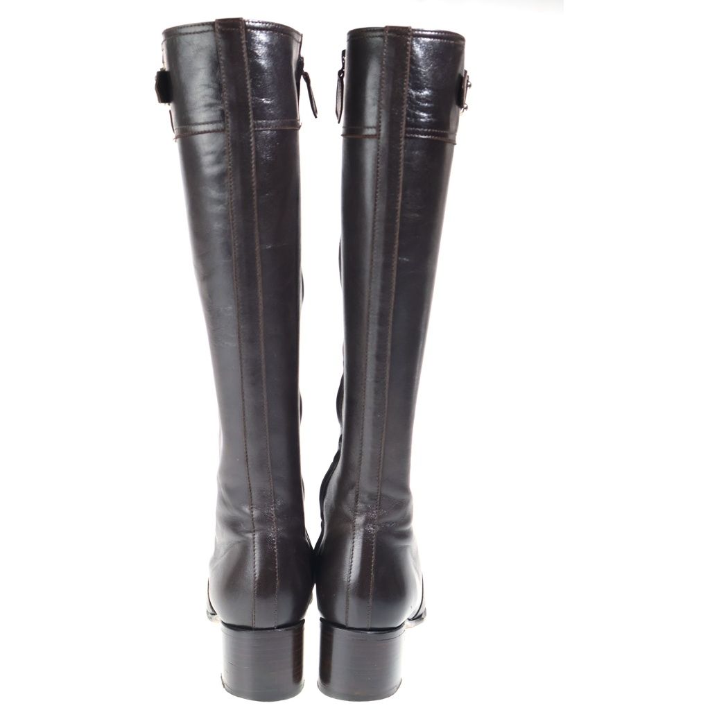 Hermes Buckle Boot Brown — view 3