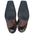 Louis Vuitton Suede Leather Long Boots Brown — view 5