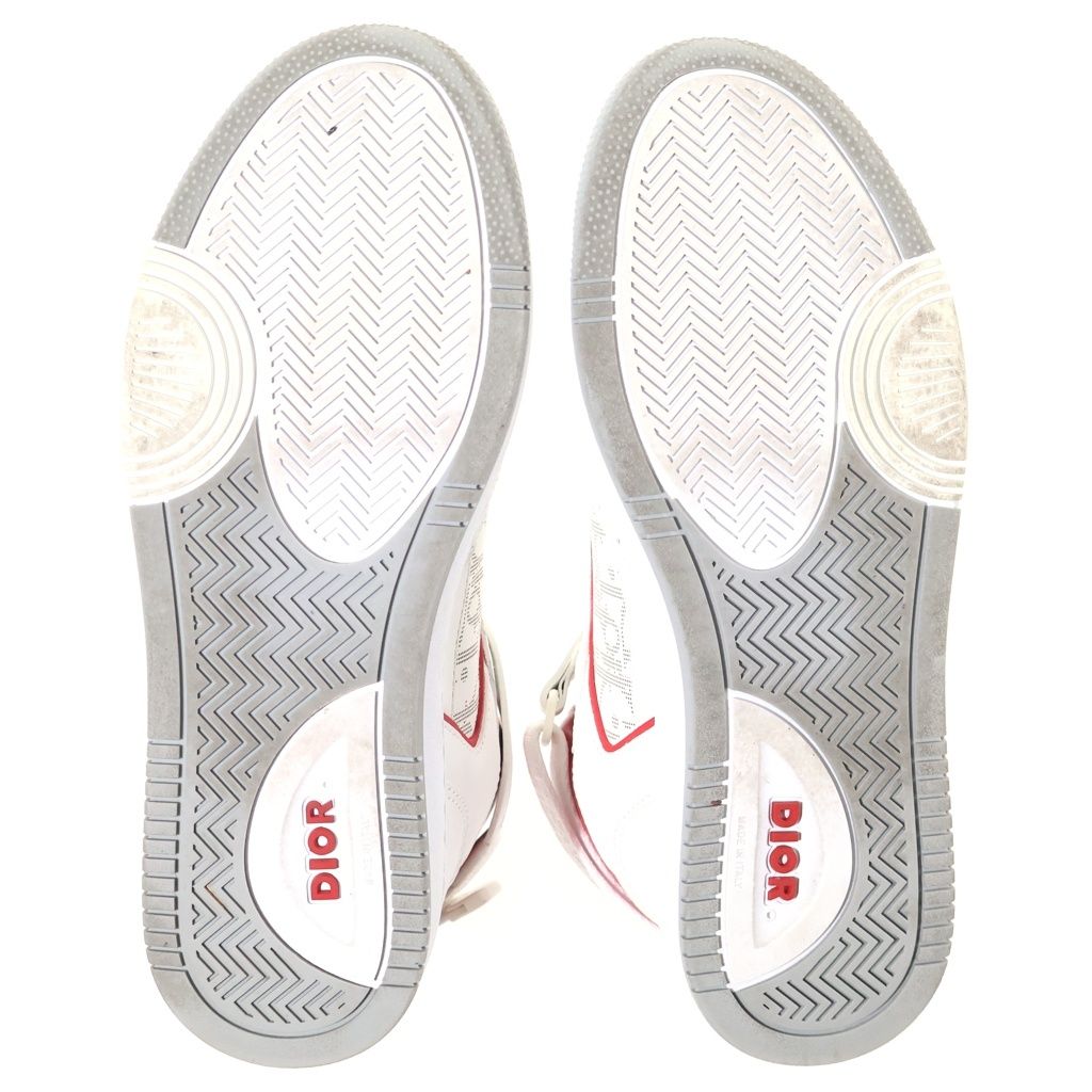 Dior Oblique High Cut Sneakers White — view 5