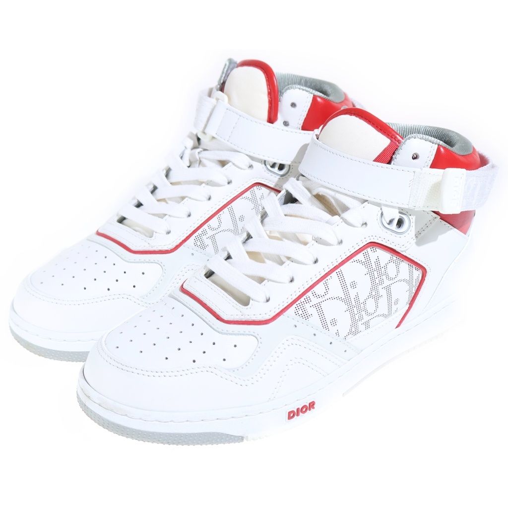 Dior Oblique High Cut Sneakers White — view 2