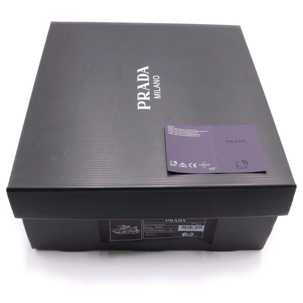 Prada Rush Nylon Gabardine Sneakers Black — view 6