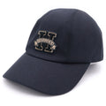 Hermes Davis Patch Logo Series Baseball Cap Hat Black