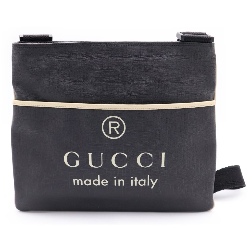 Gucci Messenger Bag Black Leather