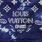 Louis Vuitton Monogram Bandana Footer Blue Belt — view 2