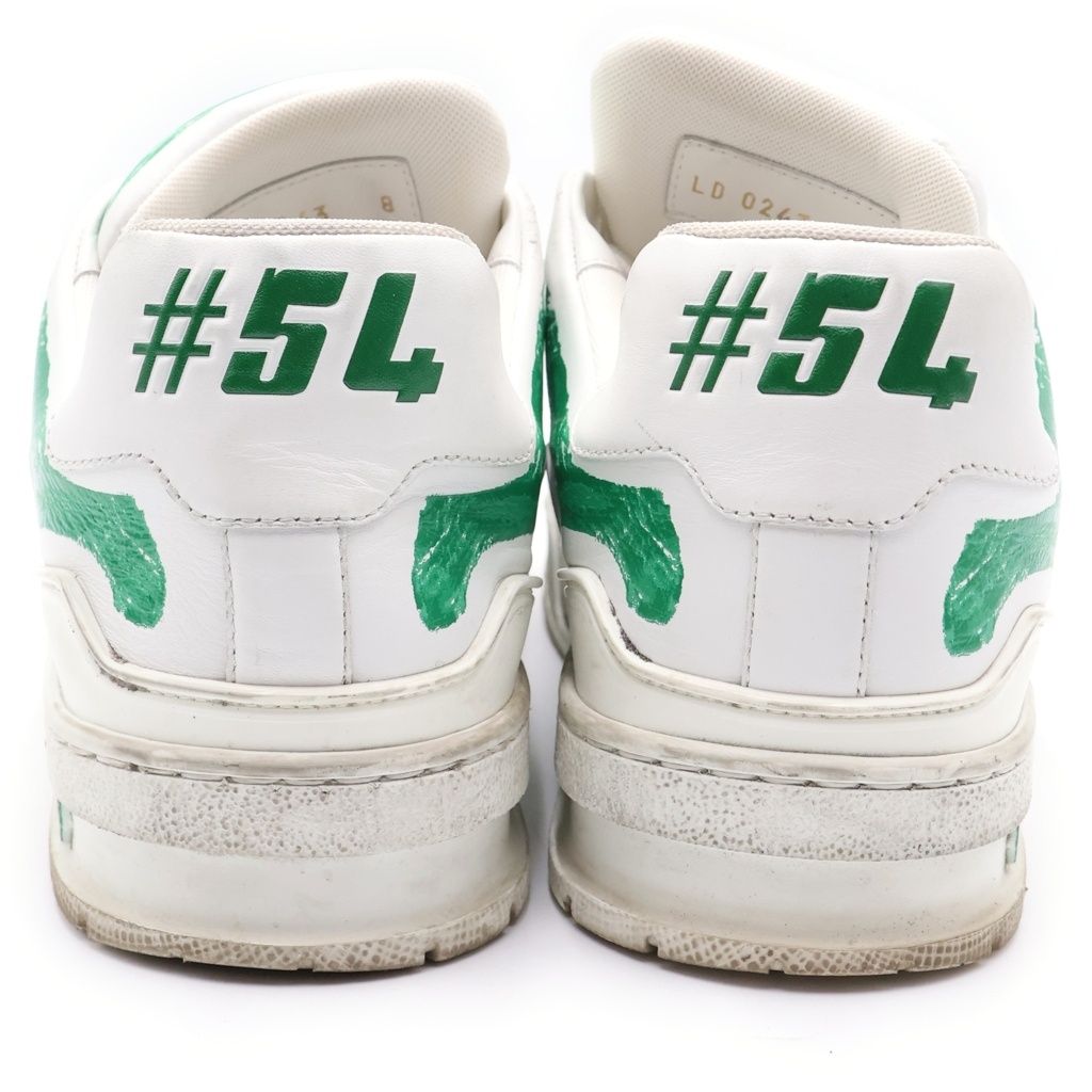 Louis Vuitton LV Trainer Sneaker LV Low Cut Sneakers Green — view 3