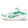 Louis Vuitton LV Trainer Sneaker LV Low Cut Sneakers Green