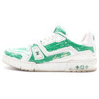 Louis Vuitton LV Trainer Sneaker LV Low Cut Sneakers Green