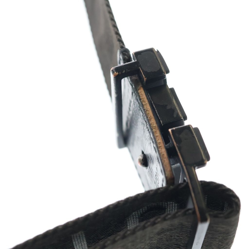 Louis Vuitton Ceinture LV Webbing 35 LV Buckle Belt Black — view 6