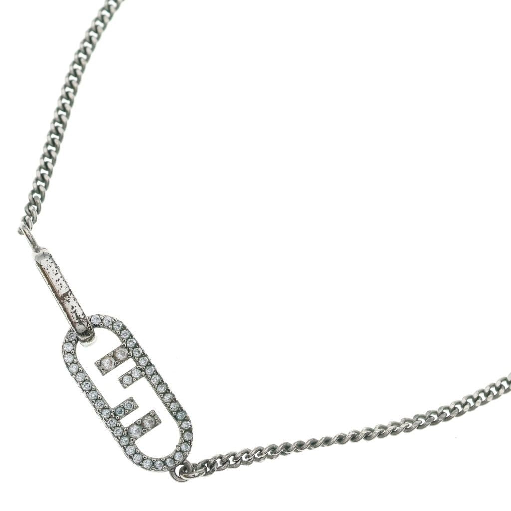 Fendi O-rock Pendant Chain Silver