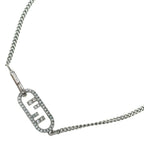 Fendi O-rock Pendant Chain Silver