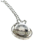 Louis Vuitton Pendant LV Glove Necklace Chain Silver — view 3