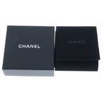 Chanel CC Logo Rhinestone Earrings Gold — view 6