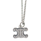 Celine Triomphe Rhinestone Necklace — view 3