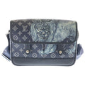 Louis Vuitton Monogram Savannah Chapman Messenger Shoulder Bag Navy