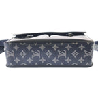 Louis Vuitton Monogram Savannah Chapman Messenger Shoulder Bag Navy — view 4