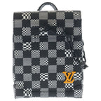 Louis Vuitton Damier Distorted Steamer XS Shoulder Bag White Black