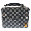 Louis Vuitton Flap Soft Trunk 2-Way Messenger Shoulder Bag Black White