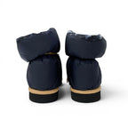 Louis Vuitton Pillow Line Monogram Boots Short Shoes Nylon Navy Brown Ankle — view 5