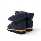 Louis Vuitton Pillow Line Monogram Boots Short Shoes Nylon Navy Brown Ankle — view 4