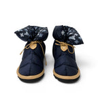Louis Vuitton Pillow Line Monogram Boots Short Shoes Nylon Navy Brown Ankle — view 2