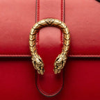 Gucci Dionysus Bamboo 2-Way Shoulder Bag Red Leather — view 5