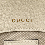 Gucci Adidas Horsebit Crossbody Shoulder Bag White Black Leather — view 7