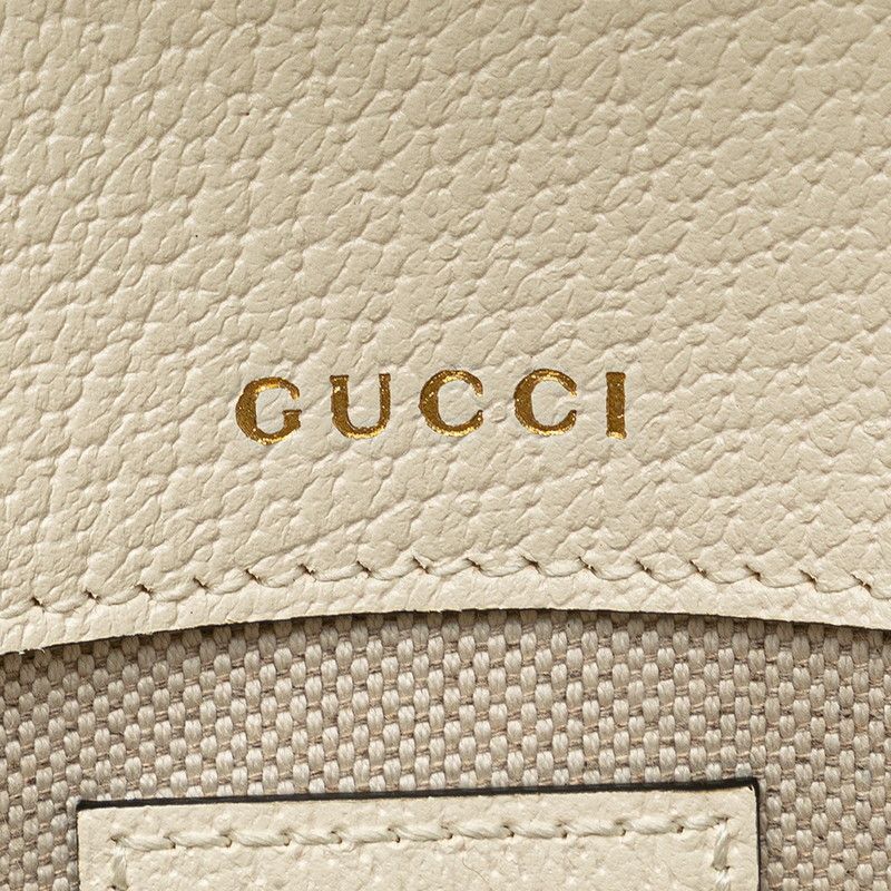 Gucci Adidas Horsebit Crossbody Shoulder Bag White Black Leather — view 7