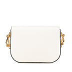 Gucci Adidas Horsebit Crossbody Shoulder Bag White Black Leather — view 3