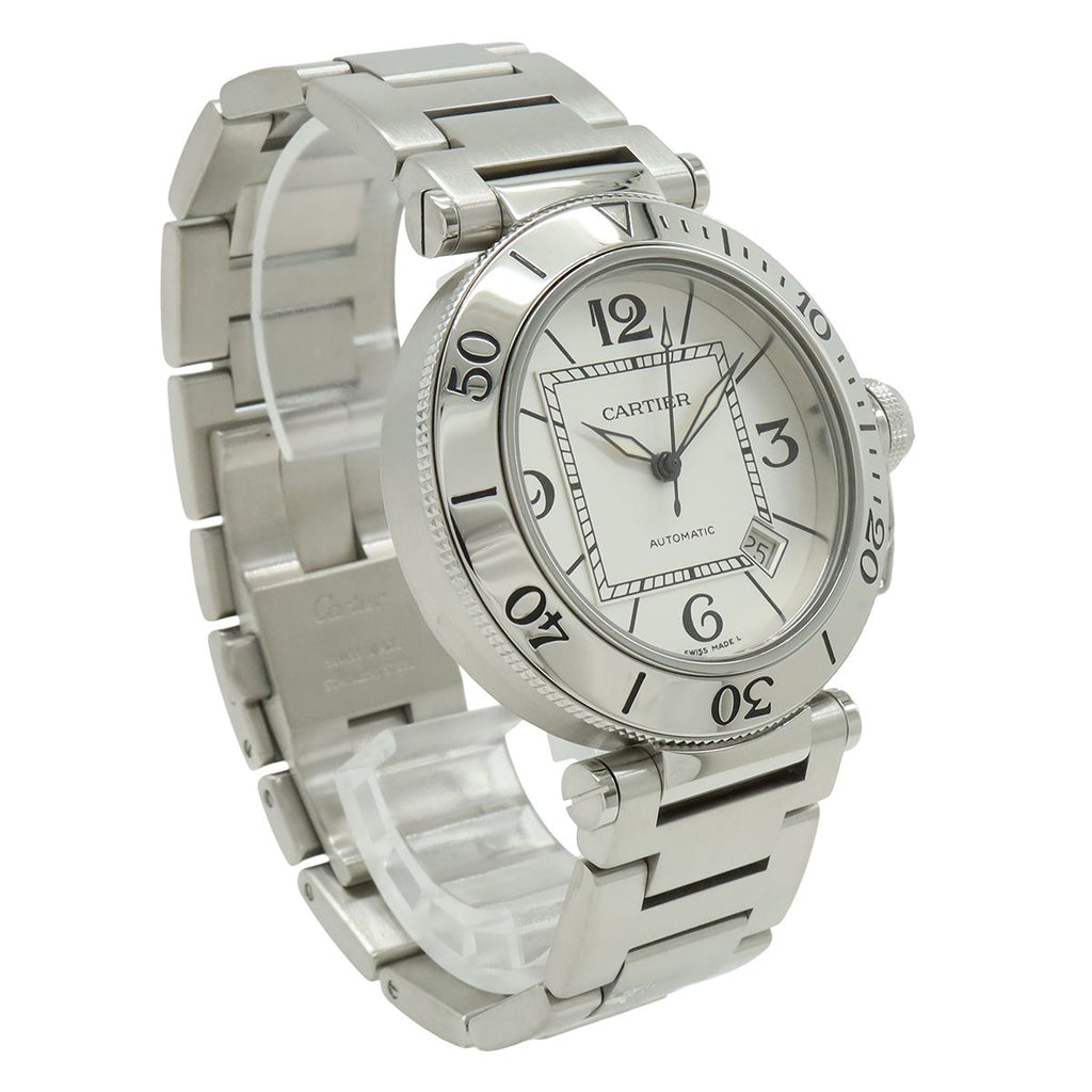 Cartier Pasha Seatimer Silver Dial Automatic Watch — view 3