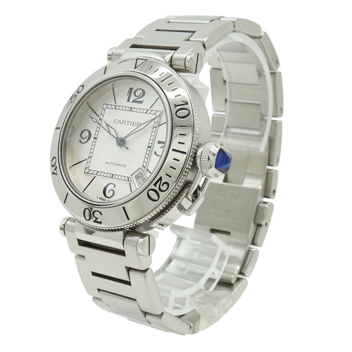 Cartier Pasha Seatimer Silver Dial Automatic Watch — view 2