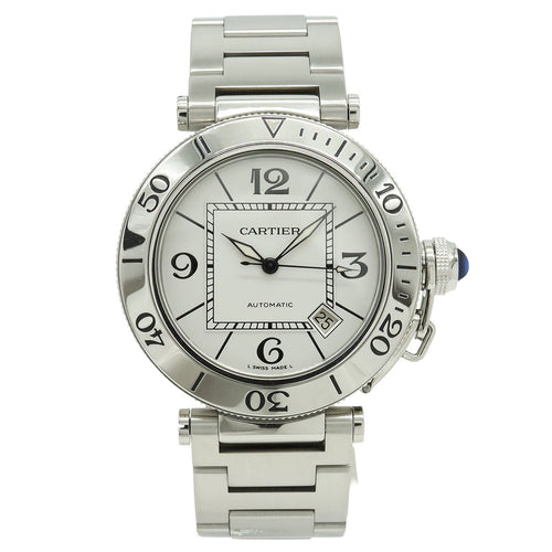 Cartier Pasha Seatimer Silver Dial Automatic Watch