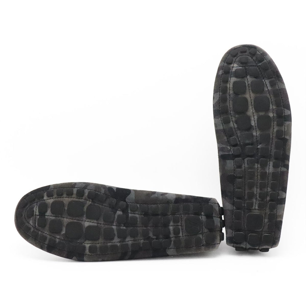 Louis Vuitton Arizona Line Driving Shoes Moccasins Slip Ons Camouflage Pattern — view 5