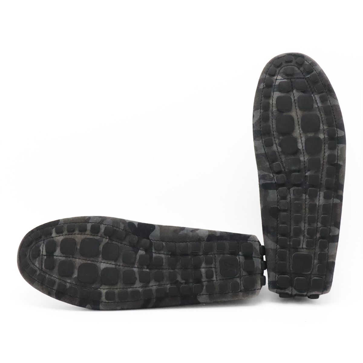 Louis Vuitton Arizona Line Driving Shoes Moccasins Slip Ons Camouflage Pattern — view 5