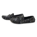 Louis Vuitton Arizona Line Driving Shoes Moccasins Slip Ons Camouflage Pattern — view 2