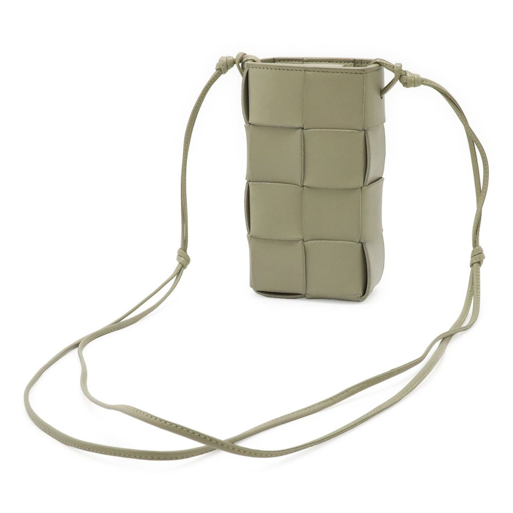 Bottega Veneta Cassette Maxi Intrecciato Shoulder Bag Pochette Phone Pouch — view 2