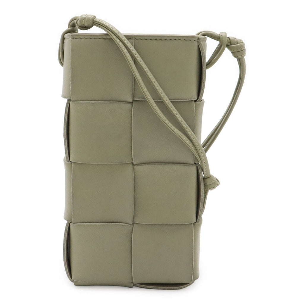 Bottega Veneta Cassette Maxi Intrecciato Shoulder Bag Pochette Phone Pouch