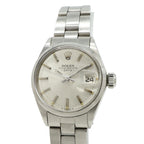 Rolex Oyster Perpetual Date Silver Dial Antique SS Automatic Watch No 28 — view 4